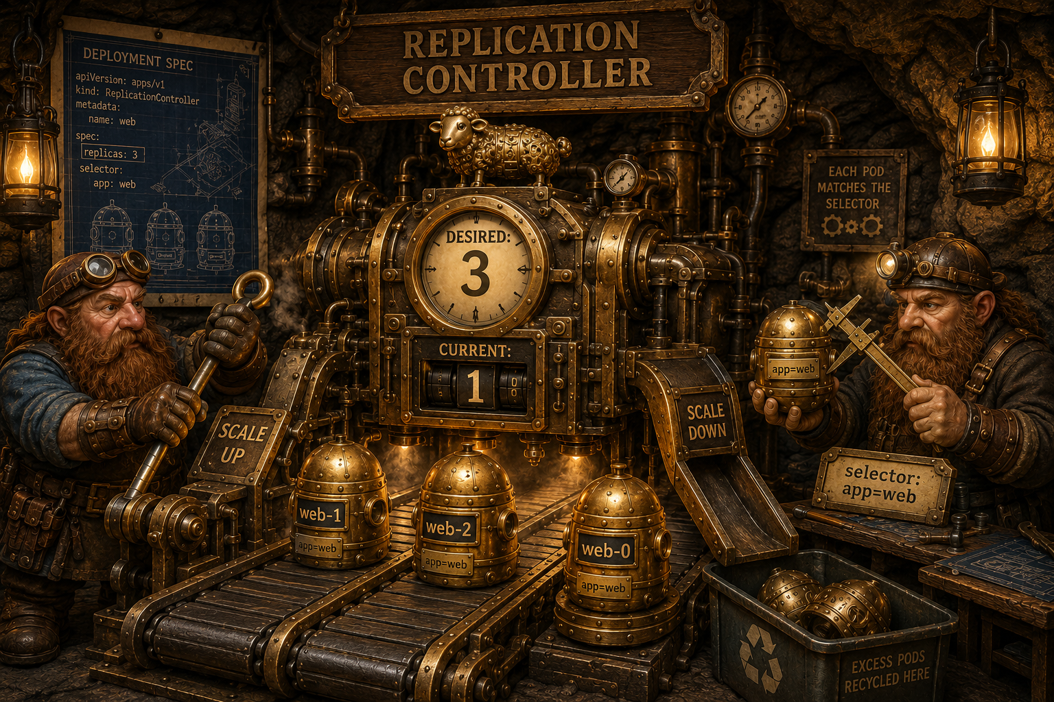 Replication Controller: scale up і scale down