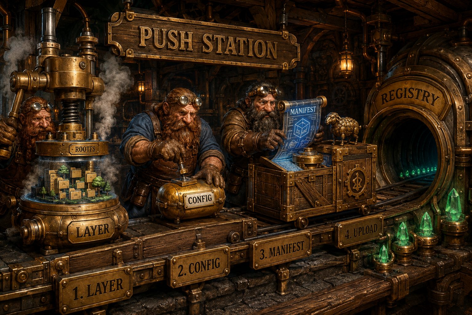 Push to Your Own Registry: Layer Creation and Manifest Upload